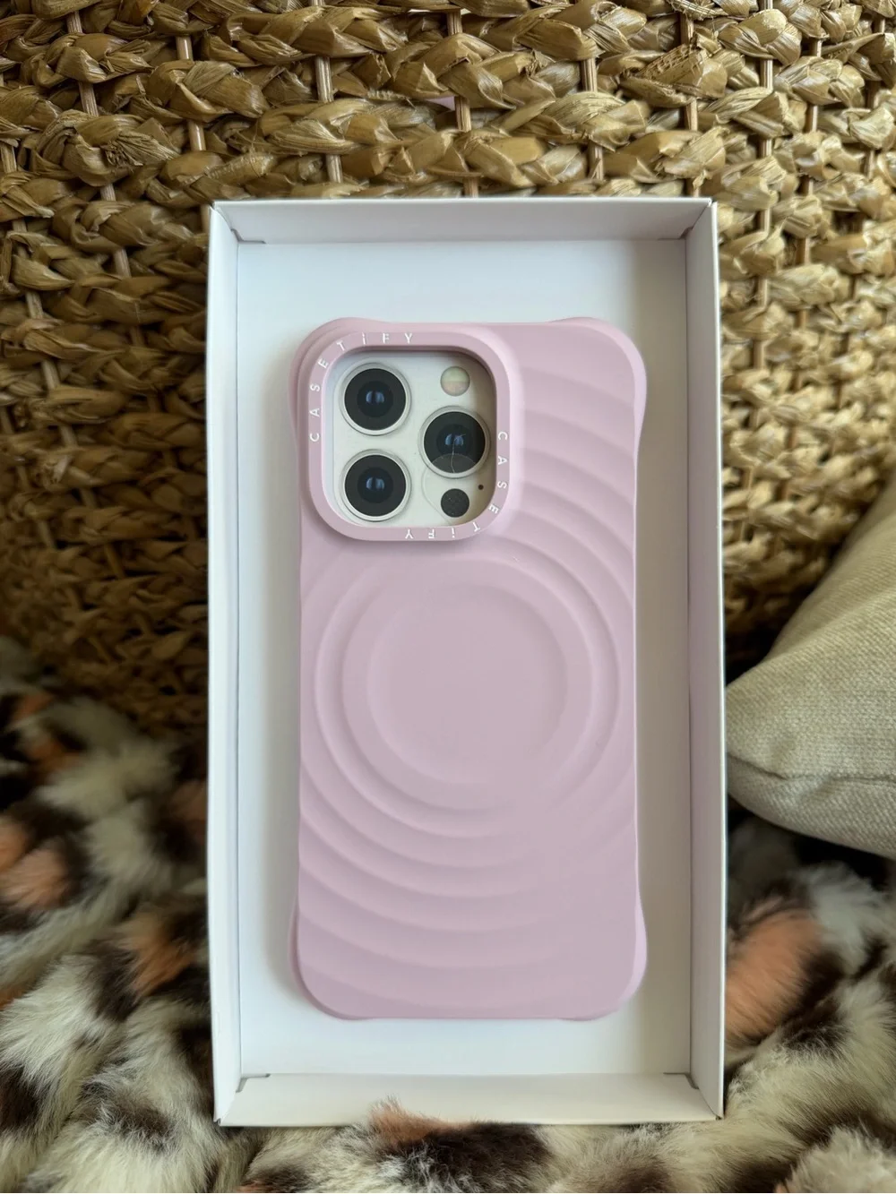 Casetify Pink Ripple Phone Case for iPhone 16 Pro